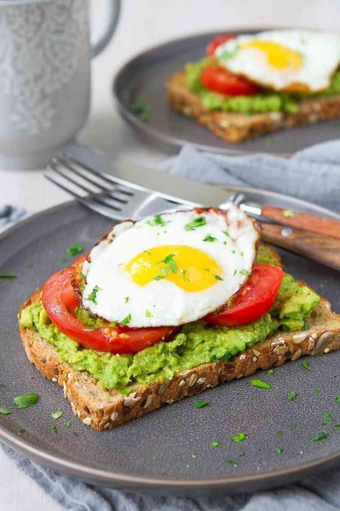 Egg, Tomato, and Avocado Toast