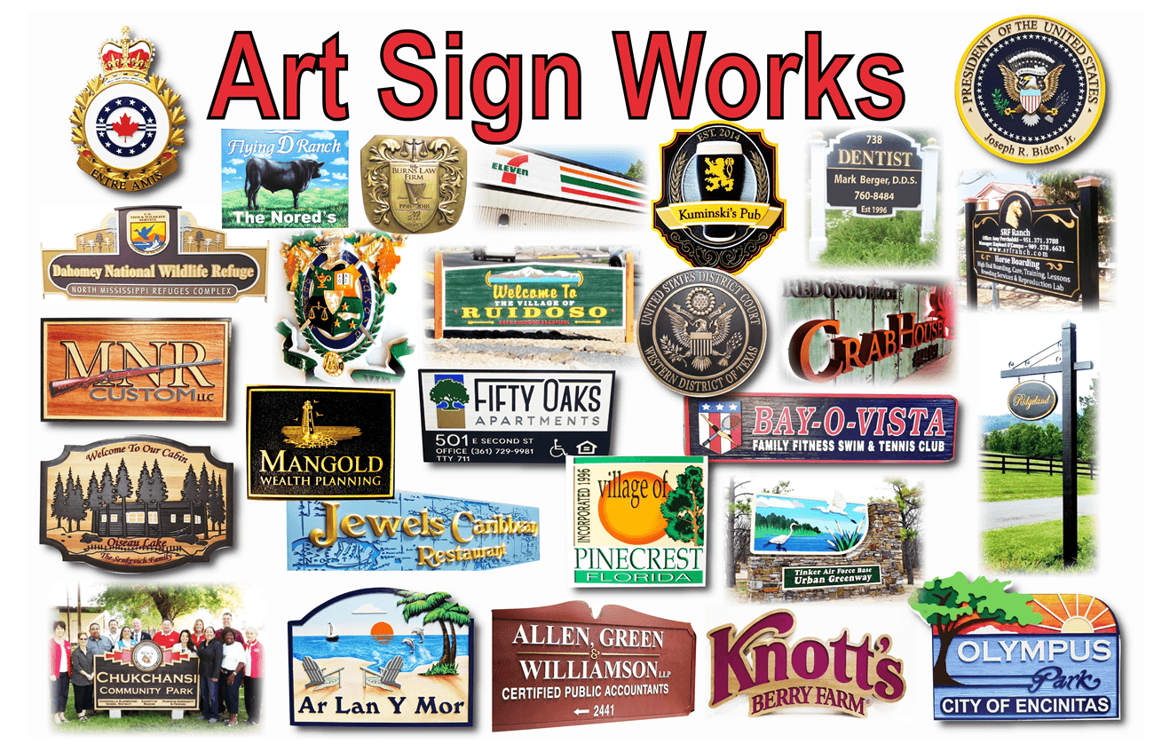 Wood Signs, Custom Wood Signs, Carved Wood Signs