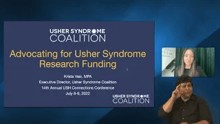 Advocating for Usher Syndrome Research