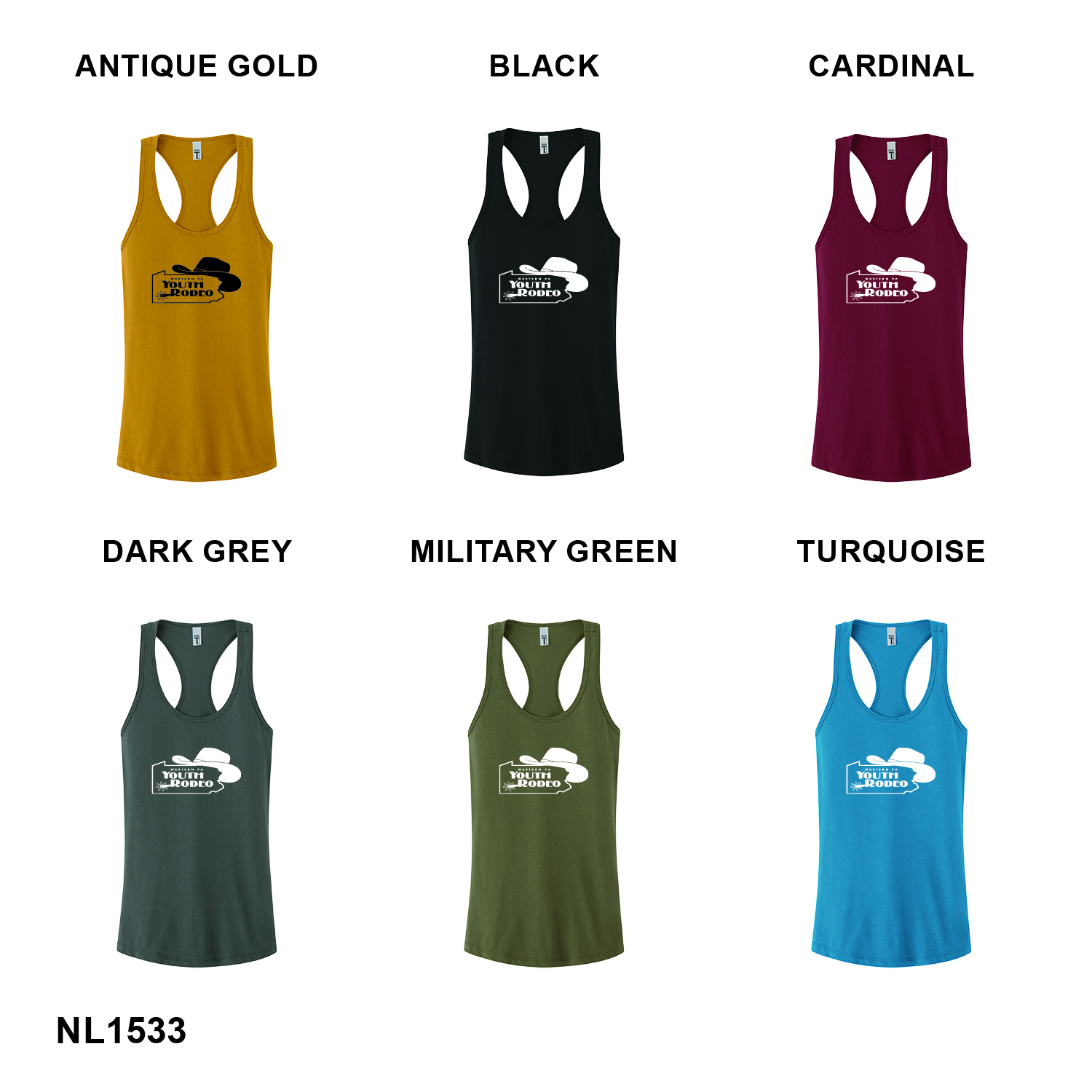 WPYRA LOGO - Next Level Apparel® Women’s Ideal Racerback Tank