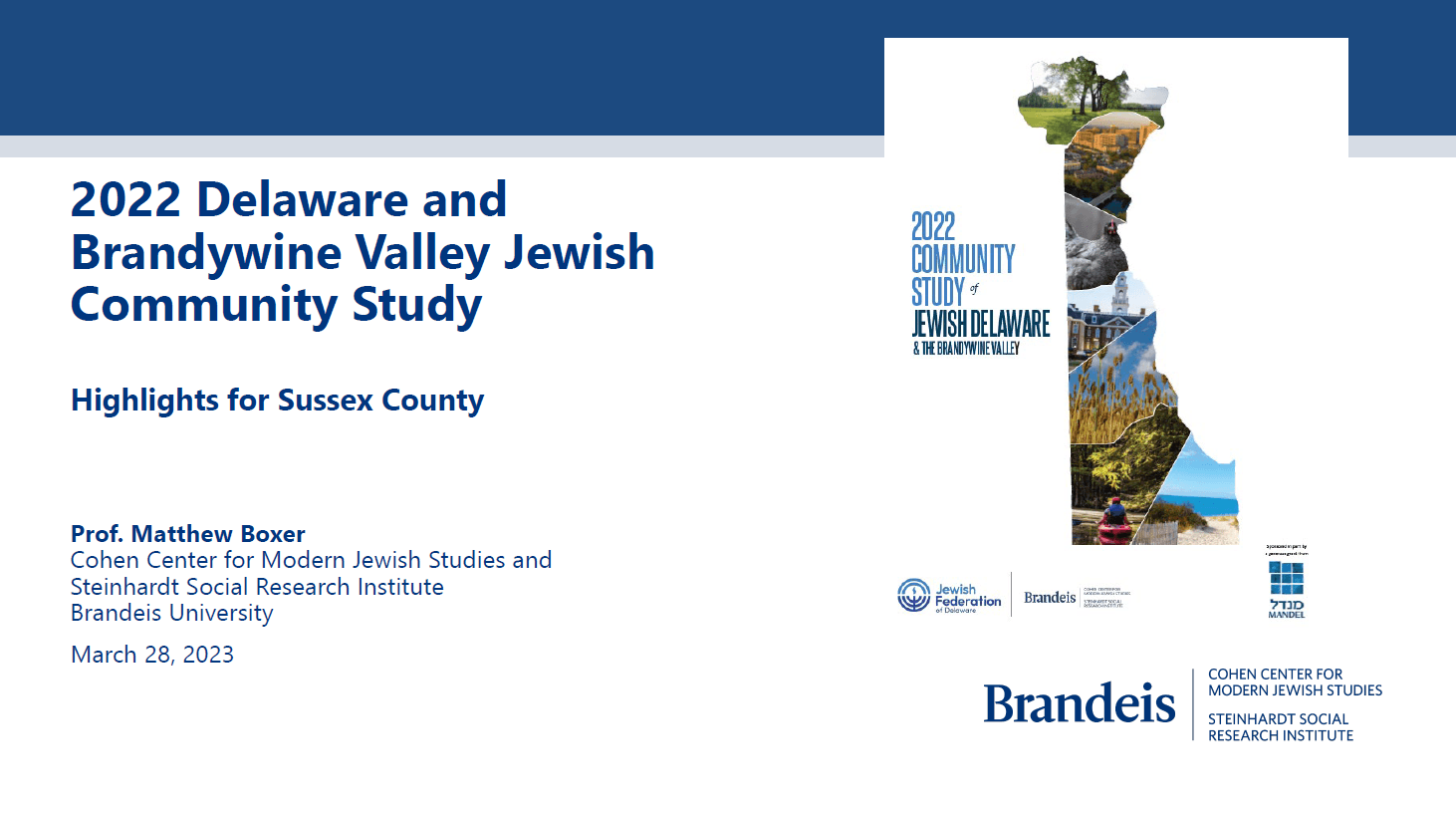 2022 Community Study Sussex County Presentation Slides