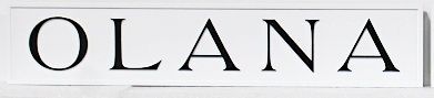 GA16416- Carved and Sandblasted Sign for "Olana"