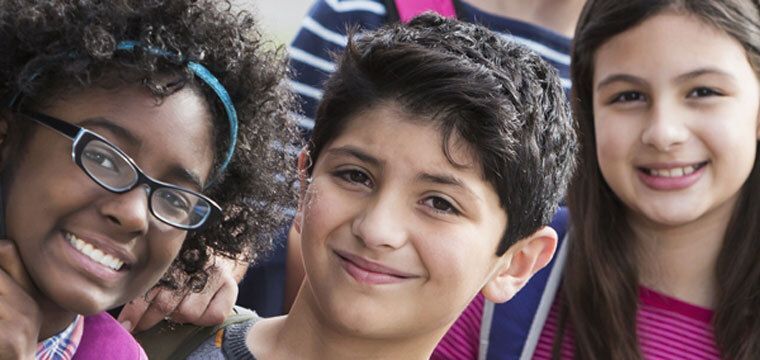 Children smiling