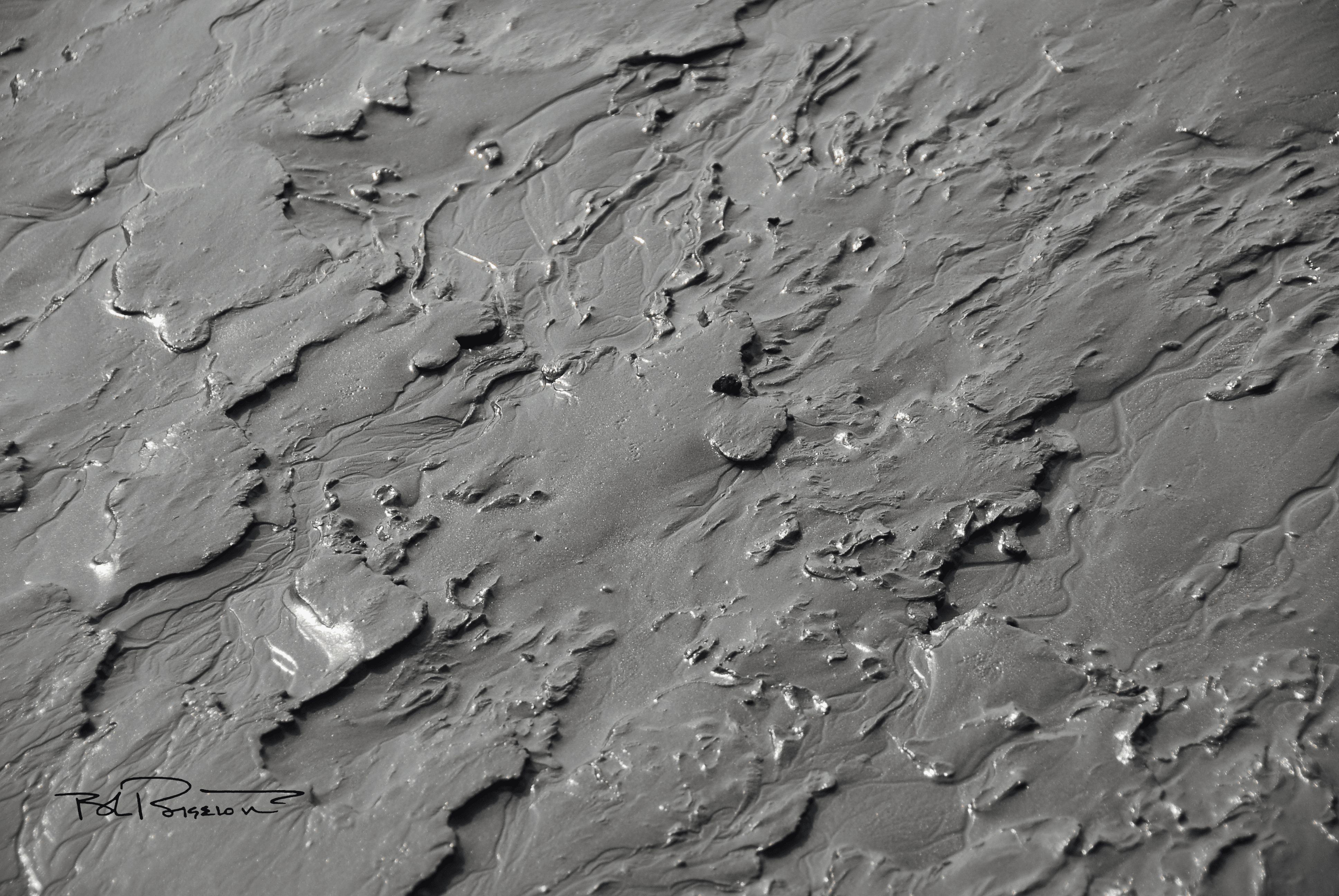 Mud Swirls Gray