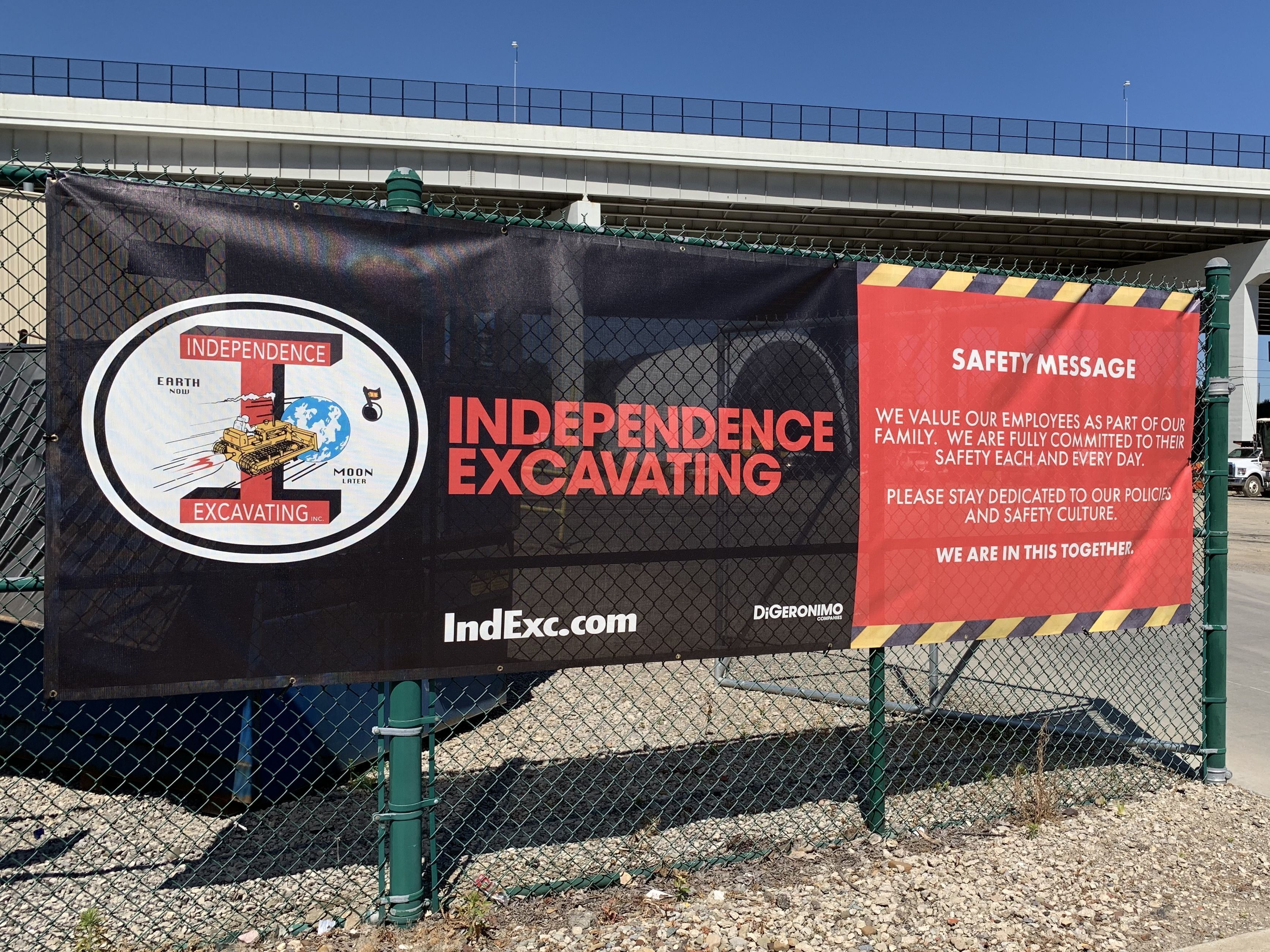 Maximize Visibility: Oversize Printed Mesh Fence Banners