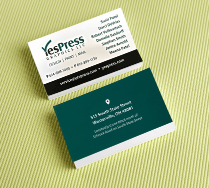 Pure White Printable Business Cards