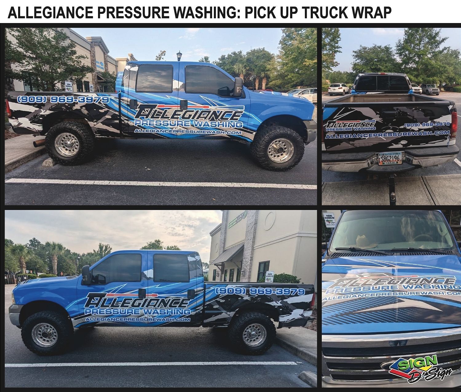 ALLEGIANCE PRESSURE WASHING PICK UP TRUCK WRAP