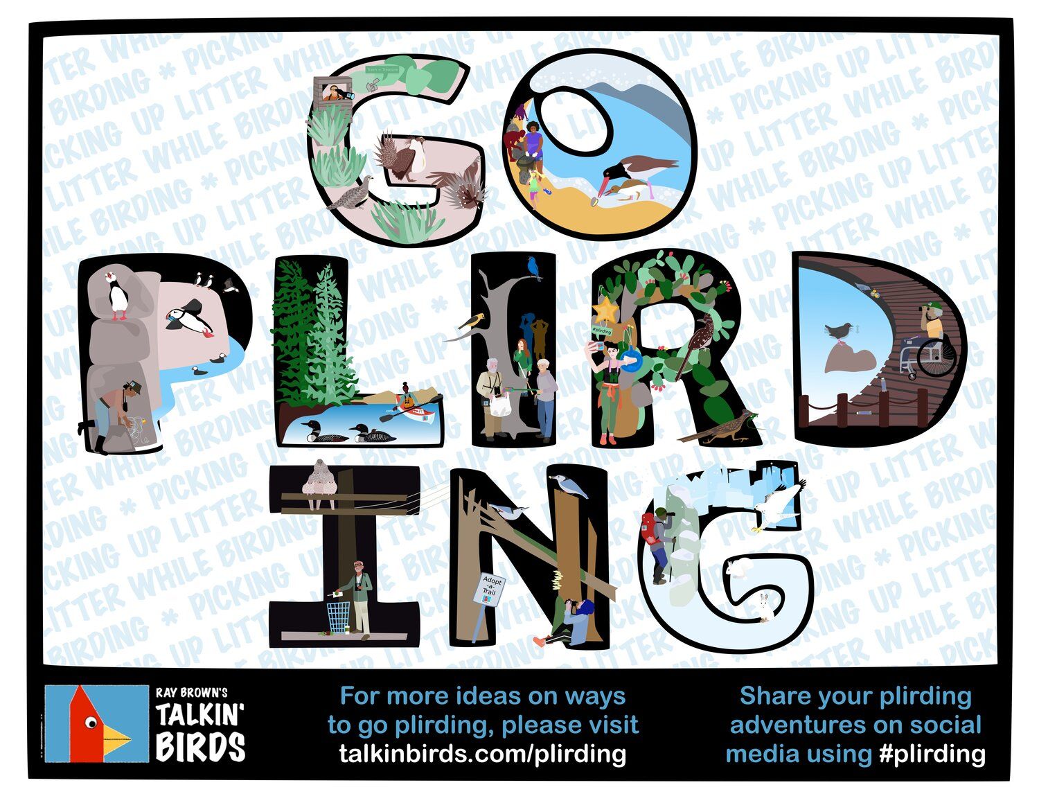 If You Love Birdwatching but Hate Litter, Try Plirding!