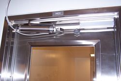 AIR FORCE® E-600 Single Stainless Steel Door Cleanroom Application with Remote Exhaust 