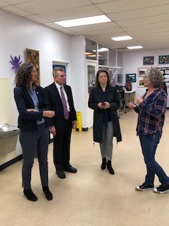 Senator Jen Metzger Visits Open Vistas