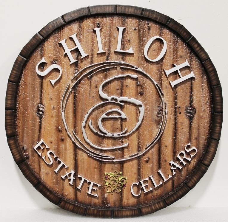 Vineyard Wall Plaque, 15 inches H x 9 inches W, FREE SHIPPING