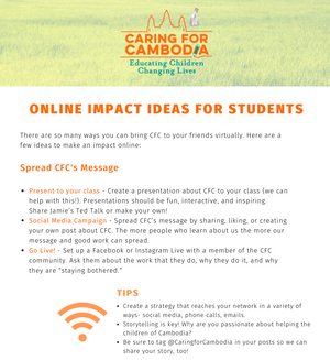 Online Fundraising Ideas for Students