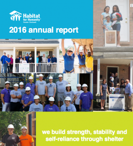 2016 Habitat for Humanity Annual Report
