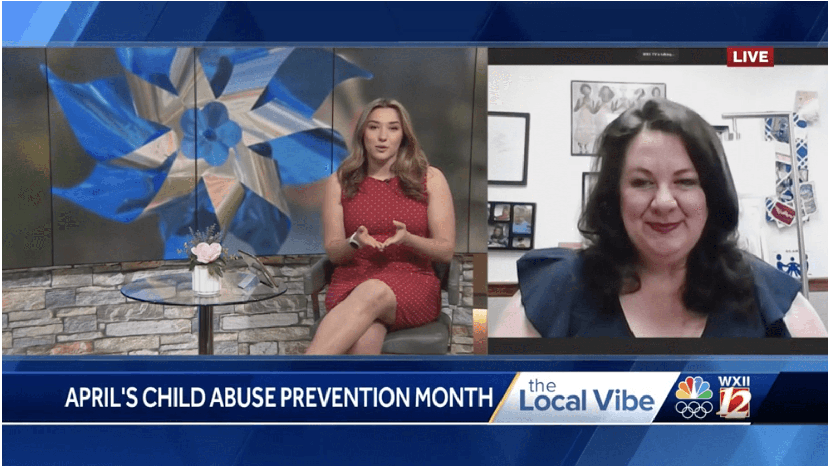 WXII's Local Vibe today: Child Abuse Prevention in the Triad