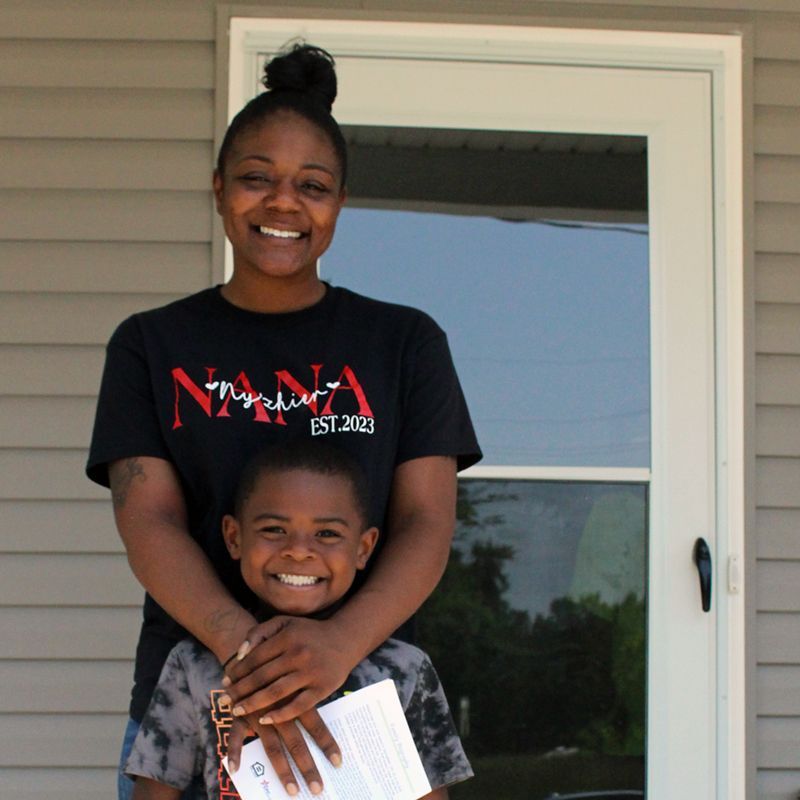 Katara Knows Exactly Who Was Behind Her New Habitat Home in Springfield, OH.