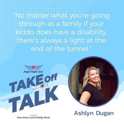 Take Off Talk with Angel Flight East | Ashlyn Dugan | Love From Liam Foundation
