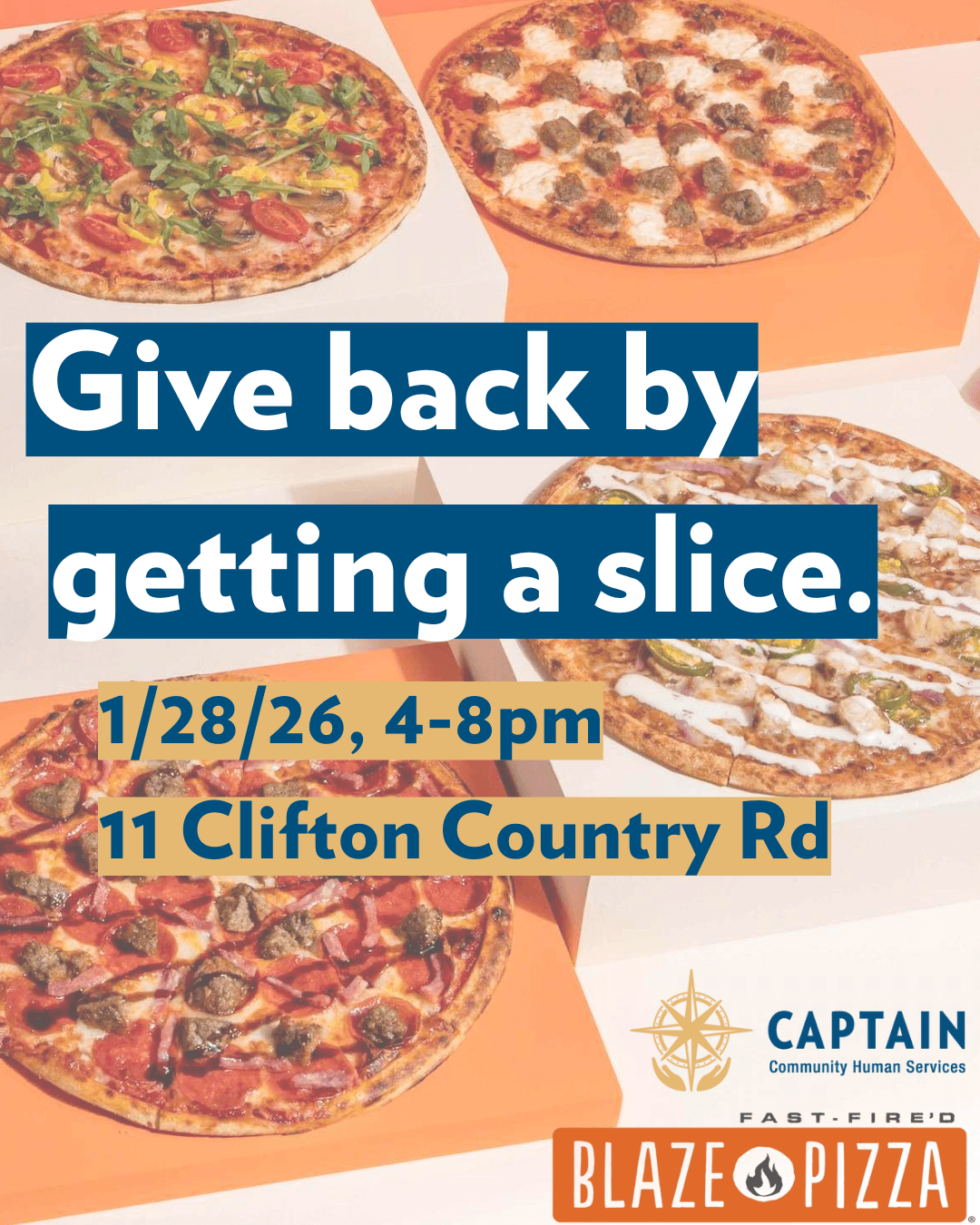Give Back by Getting a Slice!