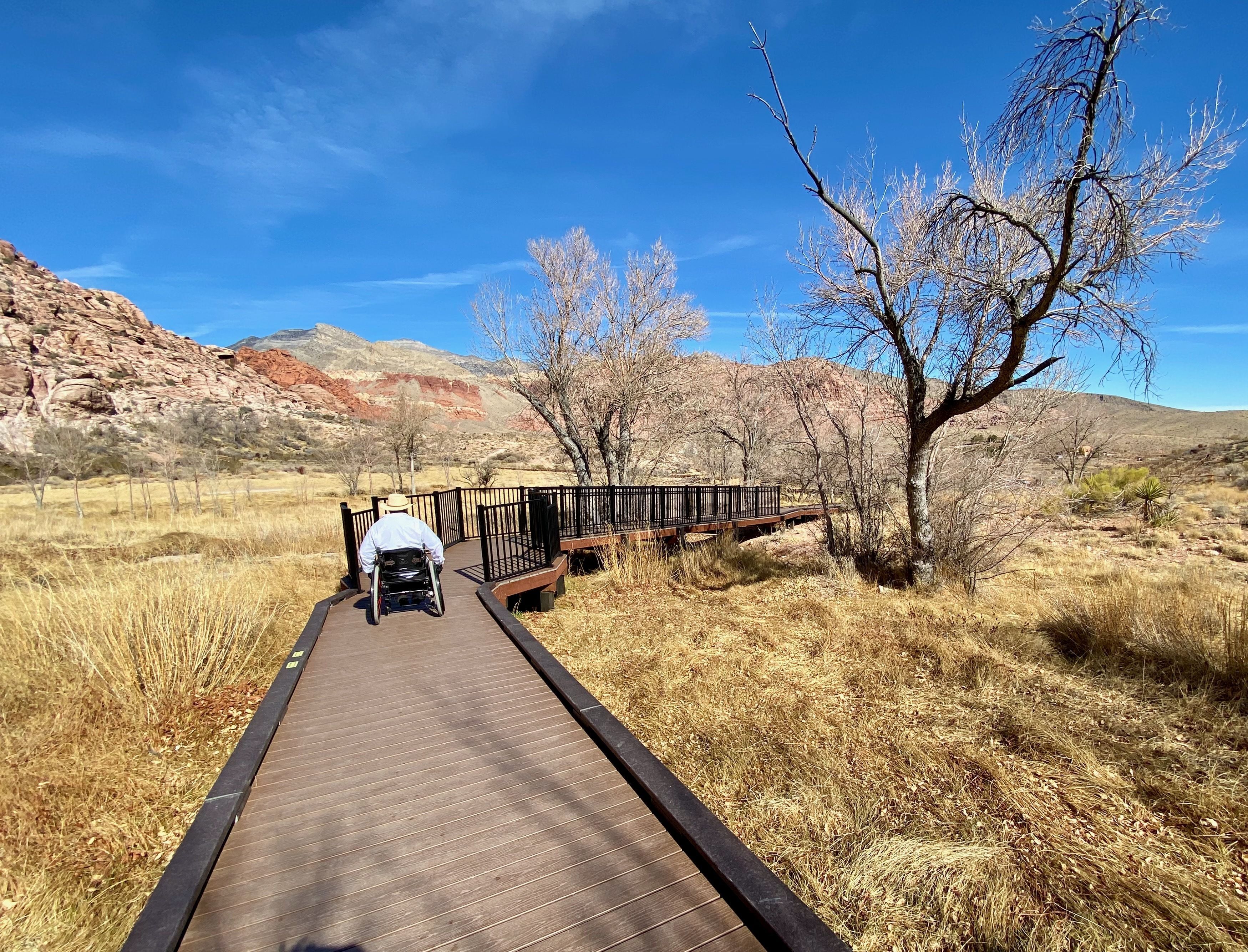 Picnic at the Red Spring Boardwalk in Calico Basin