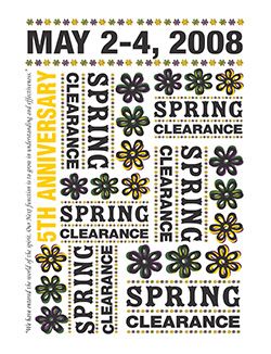 Spring Clearance 2008: No Theme (graphic only)
