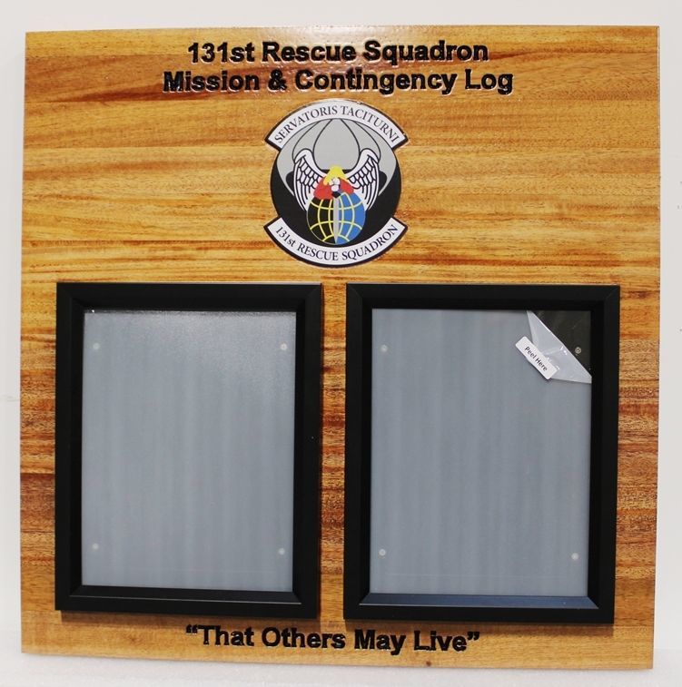 LP-9088 -  Award Board for 131st Rescue Squadron 