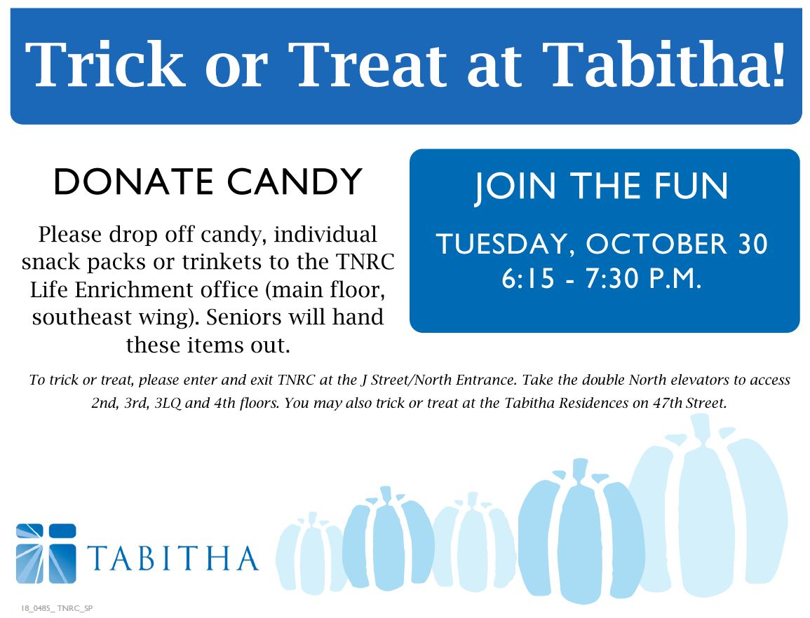 Trick or Treat at Tabitha