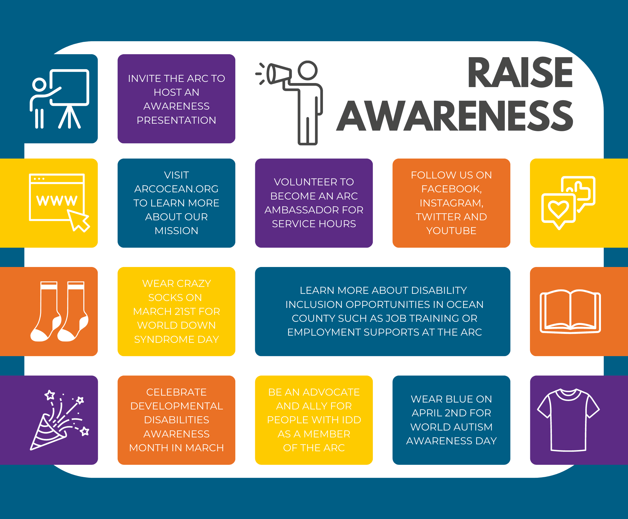 How to raise awareness for The Arc