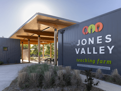 exterior photo of Jones Valley Teaching Farm