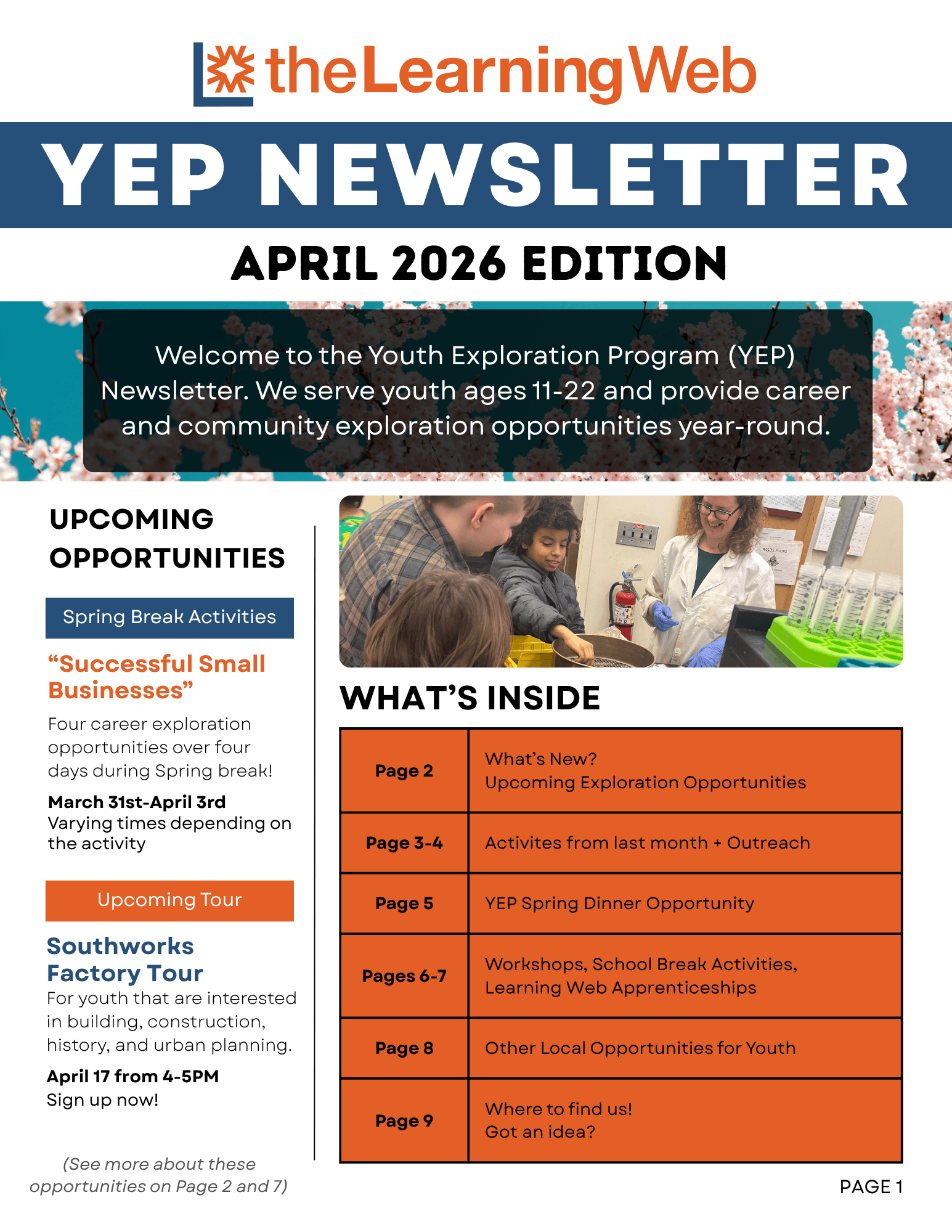 April 2026 YEP Newsletter