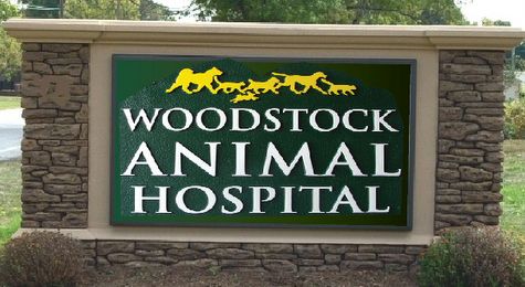 BB11716 – Animal Hospital  Monument Sign