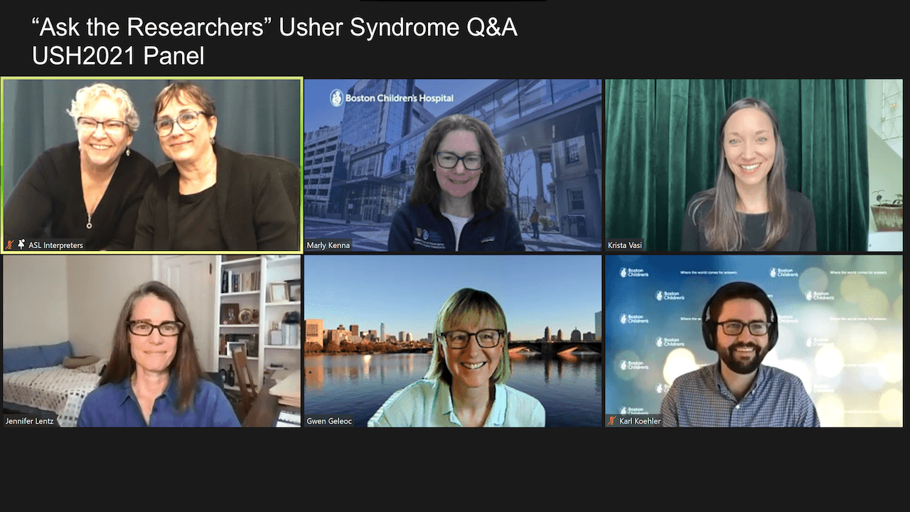 USH2021: "Ask the Researchers" Usher Syndrome Q&A