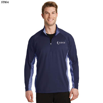 Sport-Tek® Sport-Wick® Stretch Contrast 1/2-Zip Pullover