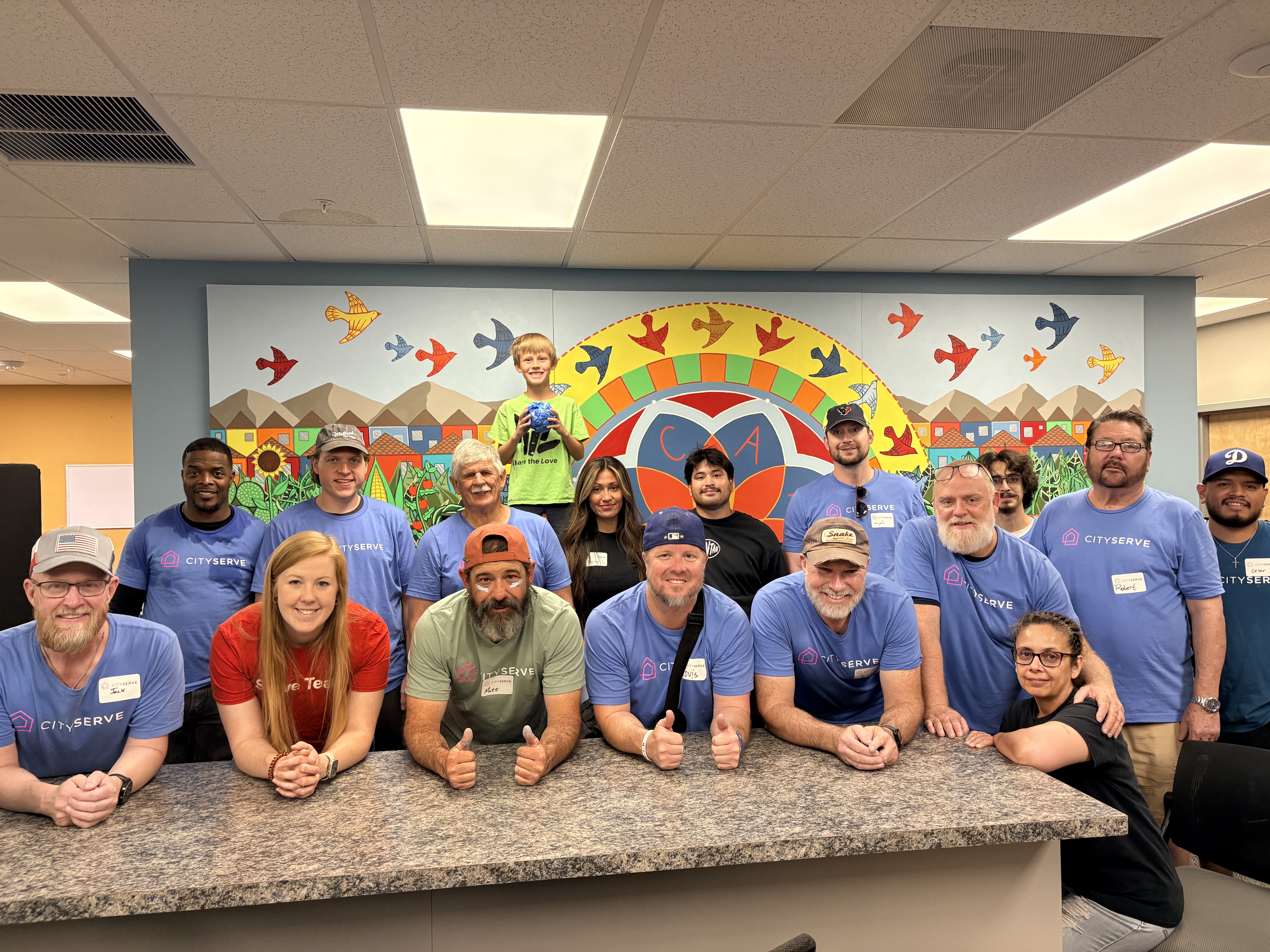 Cornerstone Church City Serve Volunteer team