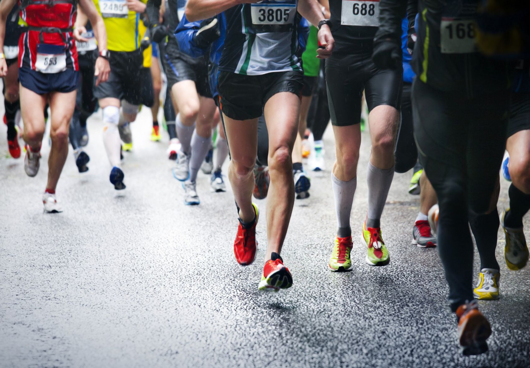 Runners Running a Race