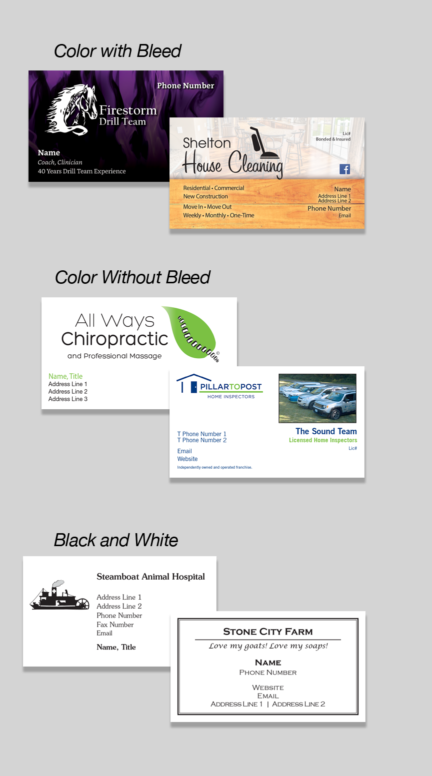 Business Cards | Custom Business Cards & Card Printing | Custom Print  Service | Olympia, WA