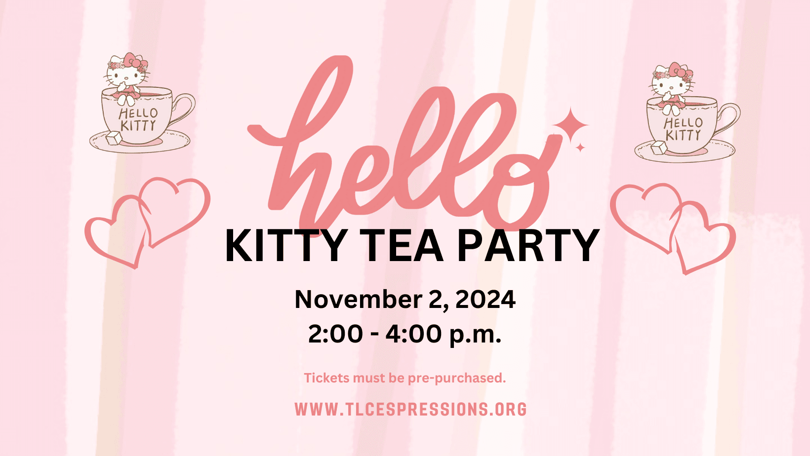 Join us for our Hello Kitty Tea Party