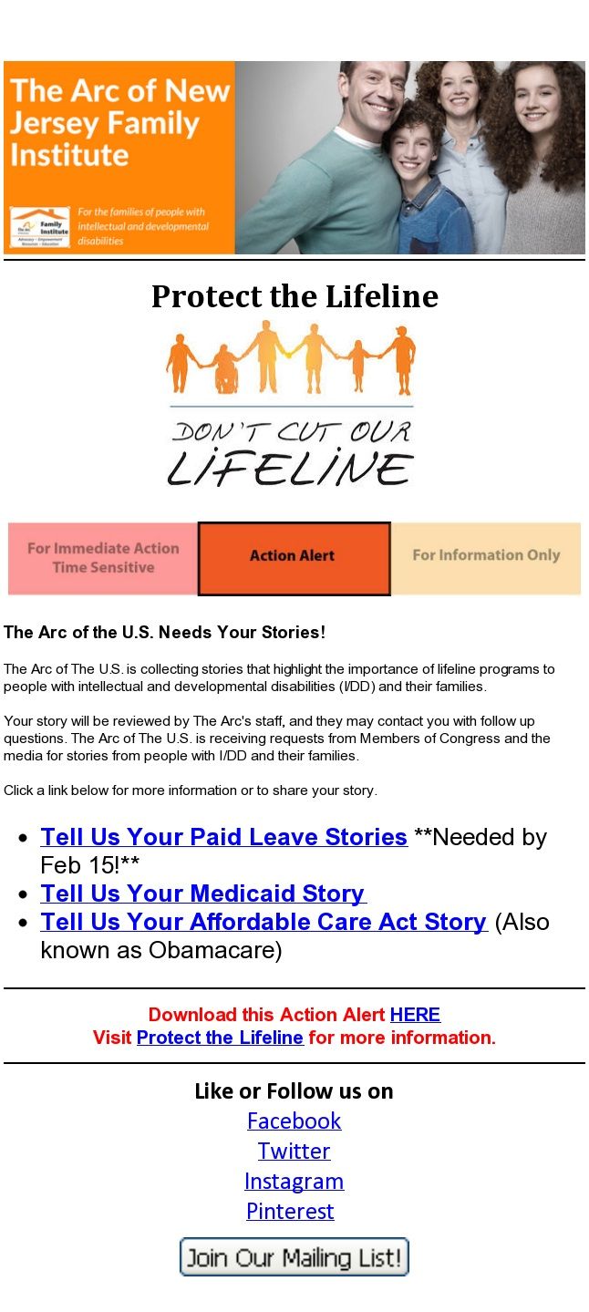 Tell Us Your Medicaid-ACA-SSI Stories  2.9.2017