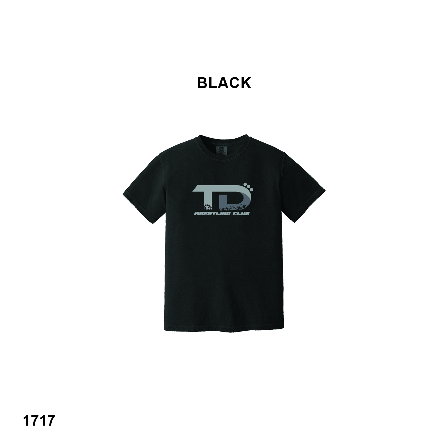 TD WRESTLING CLUB LOGO - Comfort Colors® Heavyweight Ring Spun Tee