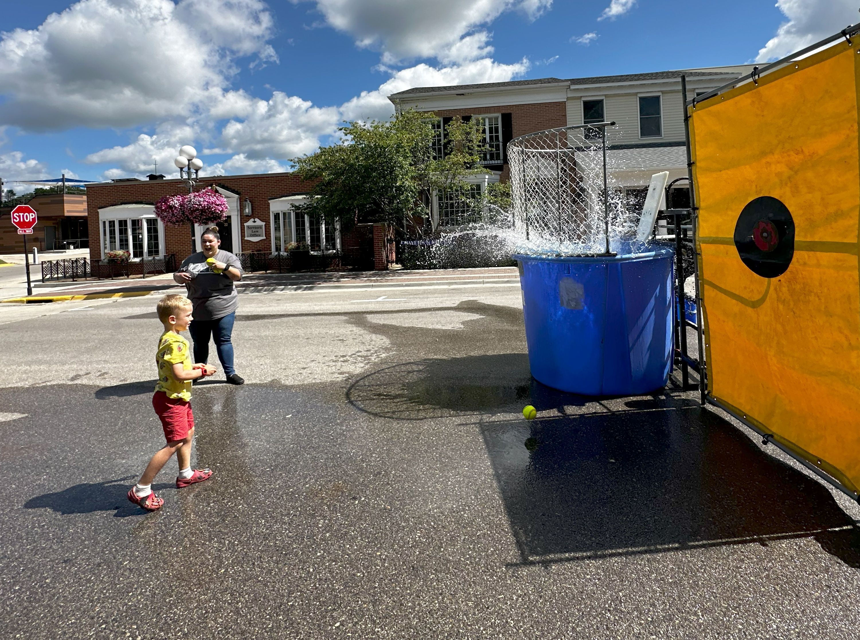 One Vision Dunk Tank at Bash at the Lake