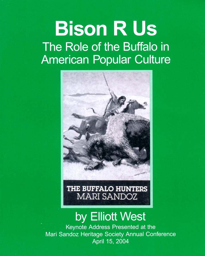 "Bison R Us" The Role of the Buffalo in American Popular Culture