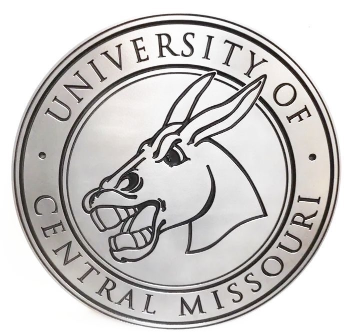 MD4282 - Logo of the University of Central Missouri, 2.5-D Engraved 