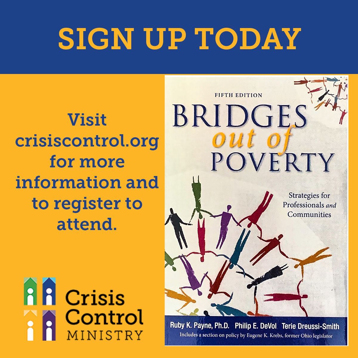 Register Now for the February 23 Bridges Out Of Poverty Training