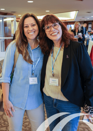 Happy women at a Nonprofit Partnership event