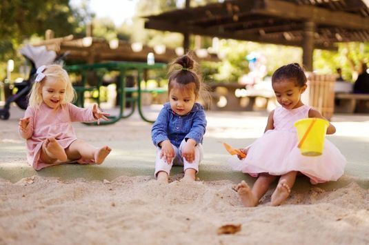 Children playing in Sandbox