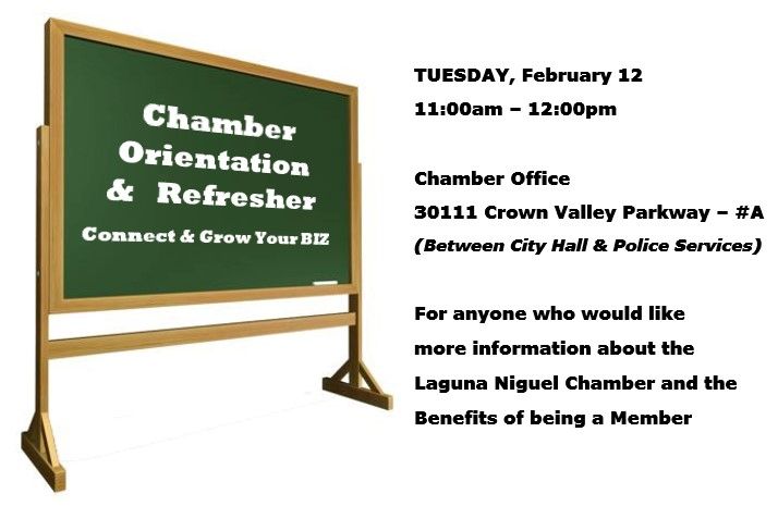 Chamber Orientation Meeting