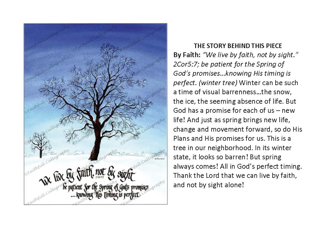 BY FAITH (2 Corinthians, Encouragement, Faithwalk, Grief/Loss, Seasonal)