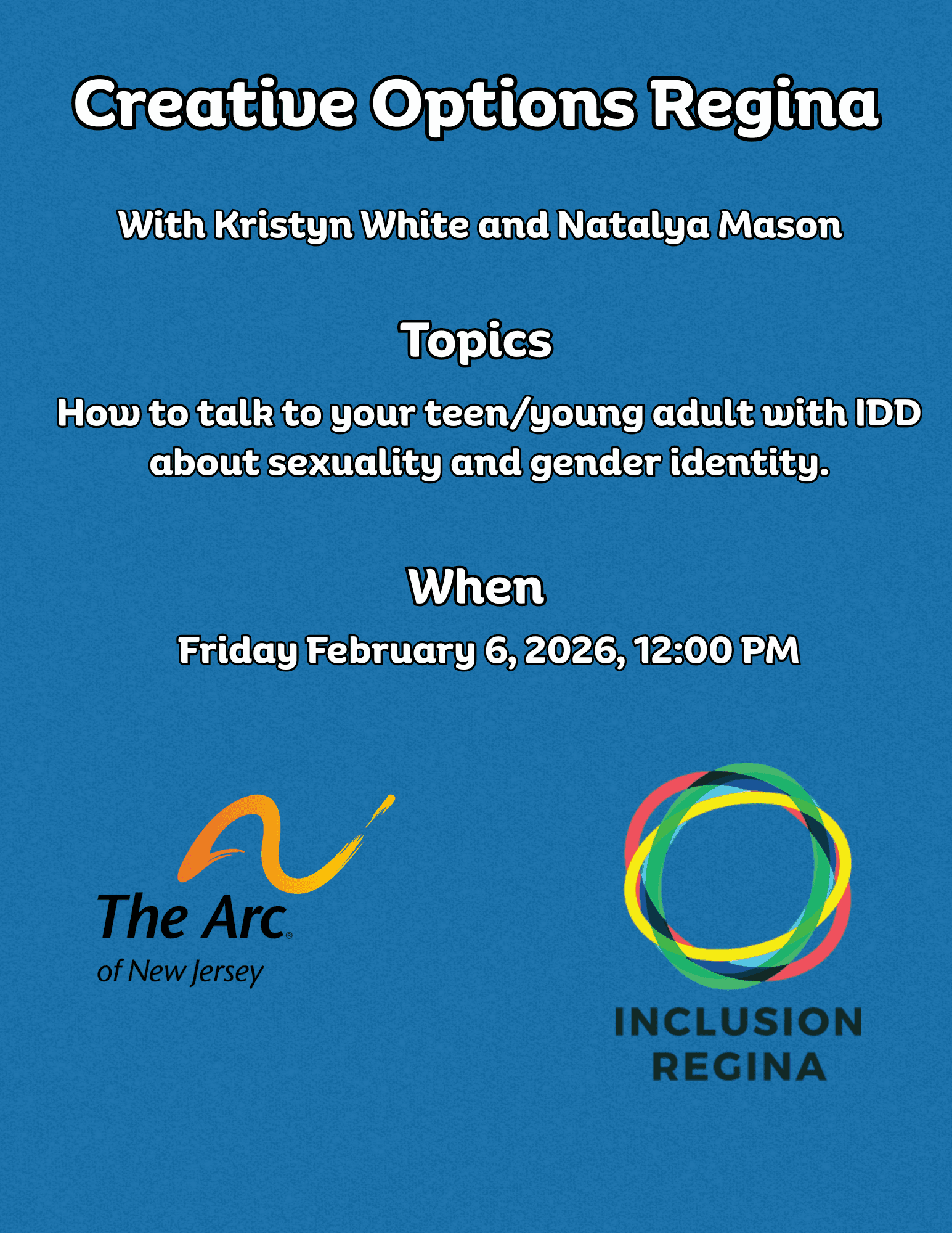 Let's Talk About it! Disability, Sexuality, and Supporting Teens and Young Adults