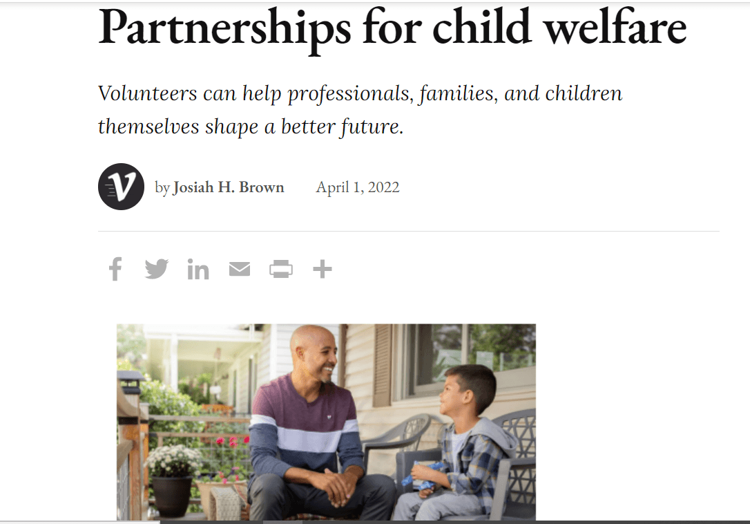 "Partnerships for Child Welfare"
