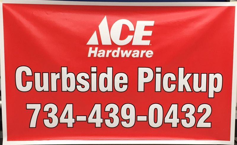 Ace Hardware Curbside Pickup Banner