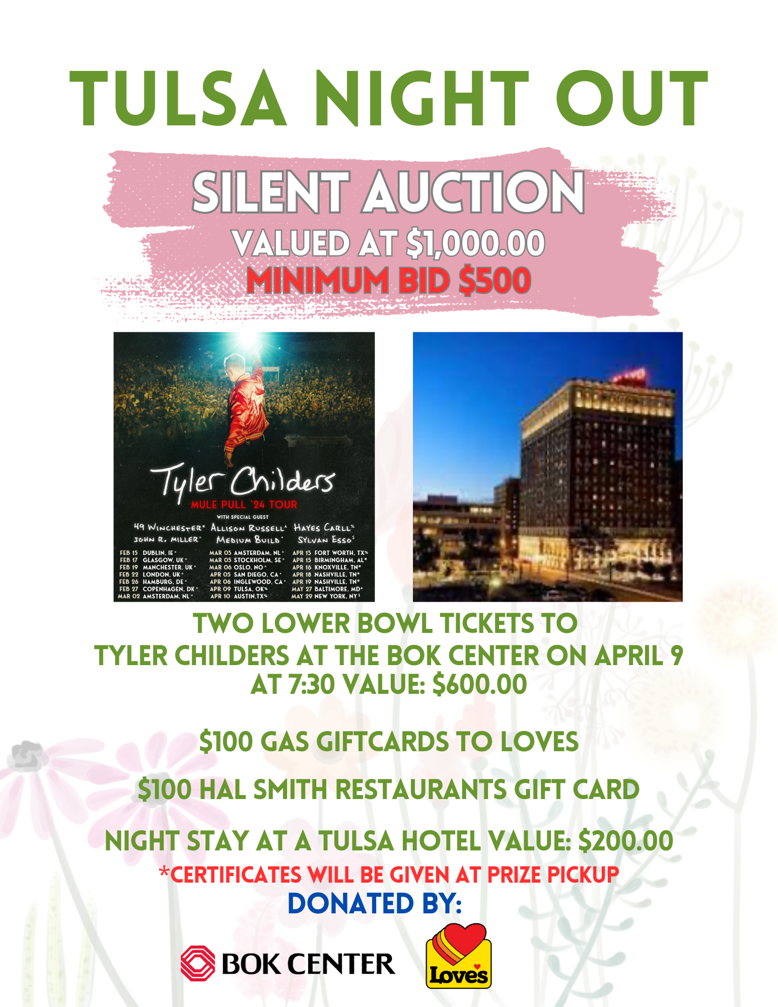 Tulsa Night Out - LIVE SILENT AUCTION