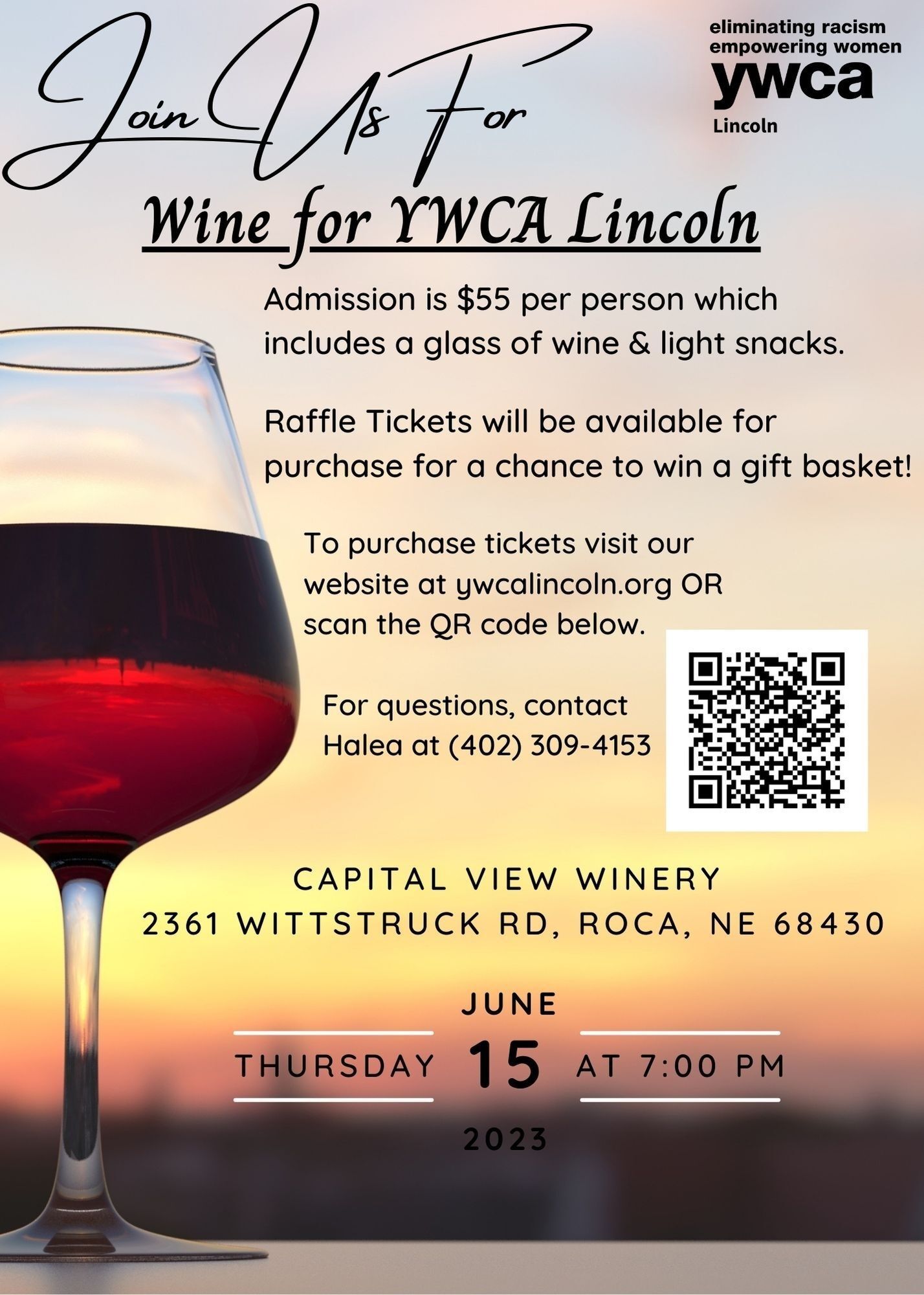 Wine for YWCA Lincoln 
